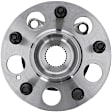 512629 Rear, Driver or Passenger Side Wheel Hub, 5 Lugs, With Bearing, Sensor Included, Problem Solver Series