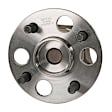 512636 Rear, Driver or Passenger Side Wheel Hub, 4 Lugs, With Bearing, Sensor Included, Hatchback, 1.5L, 4Cyl, Problem Solver Series