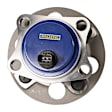 512636 Rear, Driver or Passenger Side Wheel Hub, 4 Lugs, With Bearing, Sensor Included, Hatchback, 1.5L, 4Cyl, Problem Solver Series