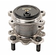 512650 Rear, Driver or Passenger Side Wheel Hub, 4 Lugs, With Bearing, 1.5L, 4Cyl, OE Replacement Series
