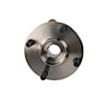 512654 Rear, Driver or Passenger Side Wheel Hub, 4 Lugs, With Bearing, 2.0L, 4Cyl, Problem Solver Series