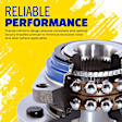 512668 Rear, Driver or Passenger Side Wheel Hub, 5 Lugs, With Bearing, FWD