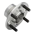 513035 Rear, Driver or Passenger Side Wheel Hub, 4 Lugs, With Bearing, Problem Solver Series