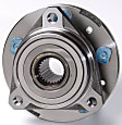 513156 Front, Driver or Passenger Side Wheel Hub, 5 Lugs, With Bearing, Problem Solver Series
