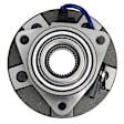 513189 Front, Driver or Passenger Side Wheel Hub, 5 Lugs, With Bearing, Problem Solver Series
