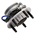 513189 Front, Driver or Passenger Side Wheel Hub, 5 Lugs, With Bearing, Problem Solver Series