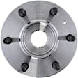 513198 Front, Driver or Passenger Side Wheel Hub, 6 Lugs, With Bearing, AWD, Problem Solver Series