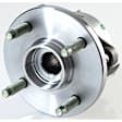 513204 Front, Driver or Passenger Side Wheel Hub, 4 Lugs, With Bearing, Problem Solver Series