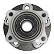513208 Front, Driver or Passenger Side Wheel Hub, 5 Lugs, With Bearing, Problem Solver Series
