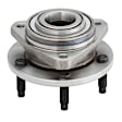 513215 Front, Driver or Passenger Side Wheel Hub, 5 Lugs, With Bearing, Problem Solver Series