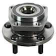 513220 Front, Driver or Passenger Side Wheel Hub, 5 Lugs, With Bearing,, Problem Solver Series