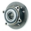 513226 Front, Driver or Passenger Side Wheel Hub, 4 Lugs, With Bearing,, 1.6L, 4Cyl, Problem Solver Series