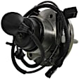 513230 Front, Driver or Passenger Side Wheel Hub, 5 Lugs, With Bearing, 4.6L, 8Cyl, Problem Solver Series