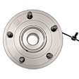 513234 Front, Driver or Passenger Side Wheel Hub, 5 Lugs, With Bearing, Problem Solver Series