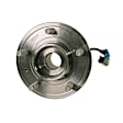 513276 Front, Driver or Passenger Side Wheel Hub, 5 Lugs, With Bearing, Problem Solver Series