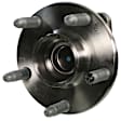 513280 Front, Driver or Passenger Side Wheel Hub, 5 Lugs, With Bearing,, Problem Solver Series