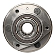 513289 Front or Rear, Driver or Passenger Side Wheel Hub, 6 Lugs, With Bearing,, Problem Solver Series
