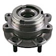513296 Front, Driver or Passenger Side Wheel Hub, includes Bearing and ABS Sensor, 5 x 4.5 in. Bolt Pattern, 2.67 in. Brake Pilot Diameter, 5.35 in. Flange Diameter, 1.6 in. Flange Offset