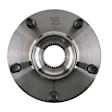 513296 Front, Driver or Passenger Side Wheel Hub, includes Bearing and ABS Sensor, 5 x 4.5 in. Bolt Pattern, 2.67 in. Brake Pilot Diameter, 5.35 in. Flange Diameter, 1.6 in. Flange Offset