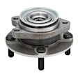 513308 Front, Driver or Passenger Side Wheel Hub, 4 Lugs, With Bearing,, Problem Solver Series