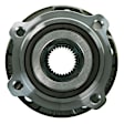 513312 Front, Driver or Passenger Side Wheel Hub, 5 Lugs, With Bearing, 4.4L, 8Cyl, Problem Solver Series