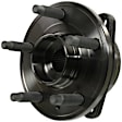 513315 Front, Driver or Passenger Side Wheel Hub, 5 Lugs, With Bearing,, Problem Solver Series