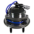 513327 Front, Driver or Passenger Side Wheel Hub, 5 Lugs, With Bearing, 4.2L, 8Cyl, Problem Solver Series