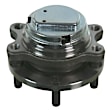 513334 Front, Driver or Passenger Side Wheel Hub, 5 Lugs, With Bearing,, Problem Solver Series