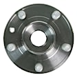 513337 Front, Driver or Passenger Side Wheel Hub, 5 Lugs, With Bearing,, Problem Solver Series