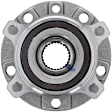 513349 Front, Driver or Passenger Side Wheel Hub, 5 Lugs, With Bearing,, Problem Solver Series