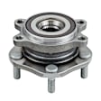 513357 Front, Driver or Passenger Side Wheel Hub, 5 Lugs, With Bearing,, Problem Solver Series