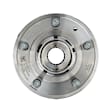 513403 Front, Driver or Passenger Side Wheel Hub, 5 Lugs, With Bearing, Sensor Included, Problem Solver Series