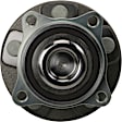 513410 Front, Driver or Passenger Side Wheel Hub, 5 Lugs, With Bearing, Sensor Included, Problem Solver Series