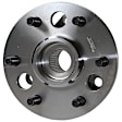 515001 Front, Driver or Passenger Side Wheel Hub, 6 Lugs, With Bearing,, Problem Solver Series