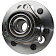 515001 Front, Driver or Passenger Side Wheel Hub, 6 Lugs, With Bearing,, Problem Solver Series