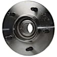 515017 Front, Driver or Passenger Side Wheel Hub, 5 Lugs, With Bearing, 4WD, Problem Solver Series