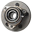 515017 Front, Driver or Passenger Side Wheel Hub, 5 Lugs, With Bearing, 4WD, Problem Solver Series