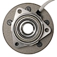 515029 Front, Driver or Passenger Side Wheel Hub, 5 Lugs, With Bearing, 4WD, Problem Solver Series