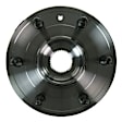 515036 Front, Driver or Passenger Side Wheel Hub, 6 Lugs, With Bearing,, Problem Solver Series