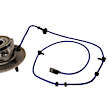 515039 Front, Driver or Passenger Side Wheel Hub, 5 Lugs, Sensor Included, 4WD, Problem Solver Series