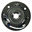515041 Front, Driver or Passenger Side Wheel Hub, 8 Lugs, With Bearing, Problem Solver Series