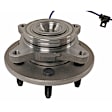515042 Front, Driver or Passenger Side Wheel Hub, 6 Lugs, With Bearing, RWD, Problem Solver Series