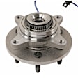515043 Front, Driver or Passenger Side Wheel Hub, 6 Lugs, With Bearing, 4WD, Problem Solver Series