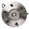 515043 Front, Driver or Passenger Side Wheel Hub, 6 Lugs, With Bearing, 4WD, Problem Solver Series