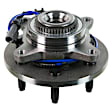 515046 Front, Driver or Passenger Side Wheel Hub, 6 Lugs, With Bearing, 4WD, Problem Solver Series