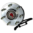 515047 Front, Driver or Passenger Side Wheel Hub, 7 Lugs, Sensor Included, 4WD, Problem Solver Series