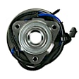 515050 Front, Driver or Passenger Side Wheel Hub, 5 Lugs, With Bearing,, Problem Solver Series
