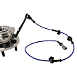 515052 Front, Driver or Passenger Side Wheel Hub, 5 Lugs, With Bearing,, Problem Solver Series