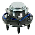 515054 Front, Driver or Passenger Side Wheel Hub, 6 Lugs, With Bearing, RWD, Problem Solver Series