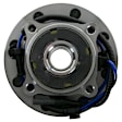515056 Front, Driver or Passenger Side Wheel Hub, 8 Lugs, With Bearing, 4WD, Problem Solver Series